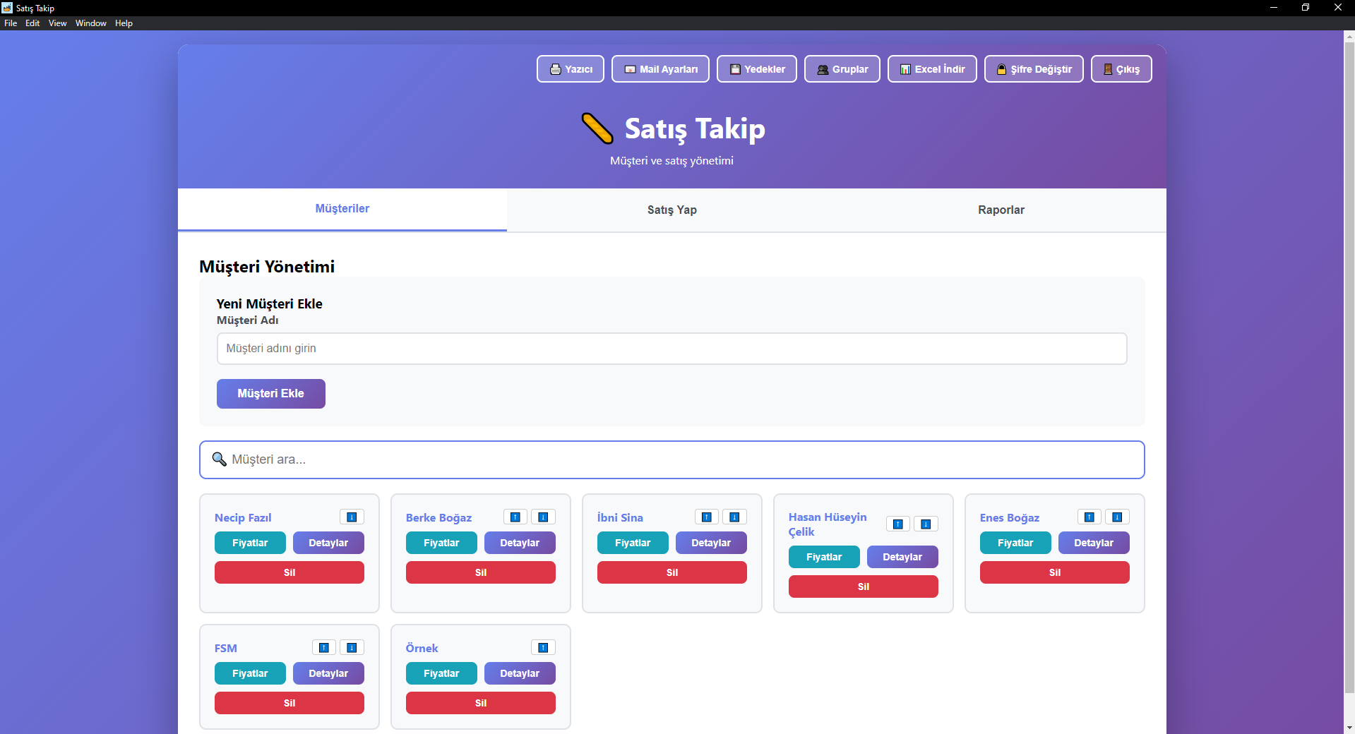 Ekmek Satış Uygulaması Ekran Görüntüsü